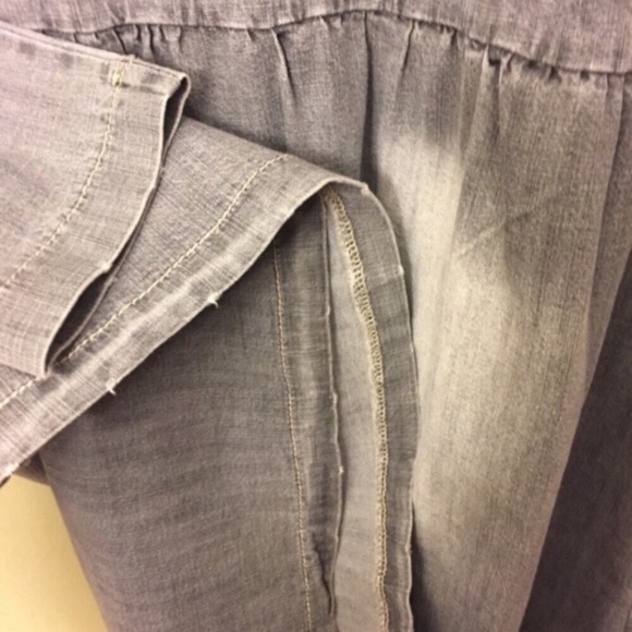 Nana Italian Heart Gray Denim Dress - Picture 4 of 6